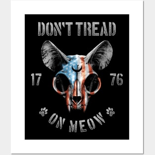 Don't Tread on Meow Posters and Art